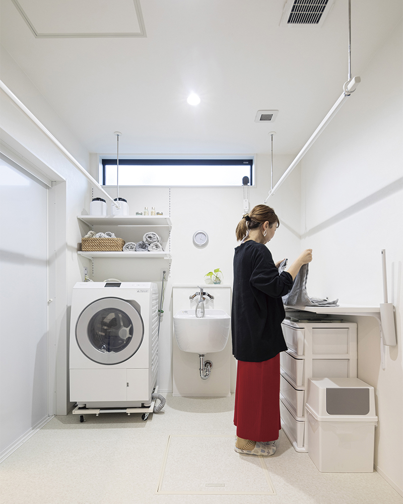 使いやすい回遊動線や全館空調で、家族が心地よく暮らせる家