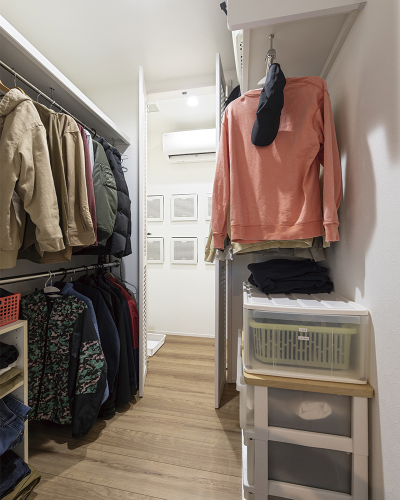 使いやすい回遊動線や全館空調で、家族が心地よく暮らせる家