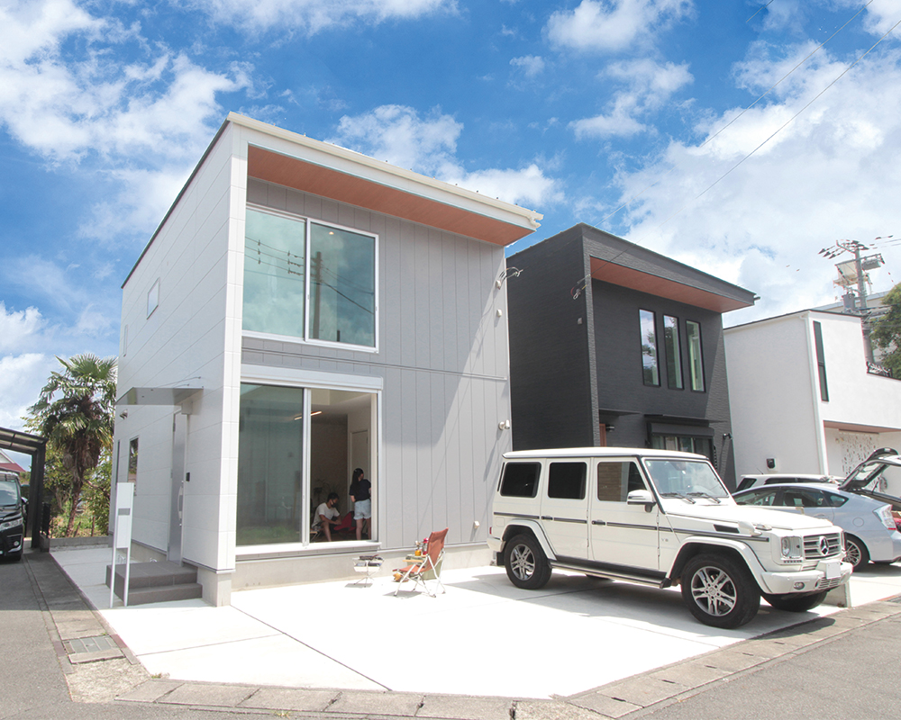 全館空調搭載×家事楽!家族をENJOYする土間ハウス