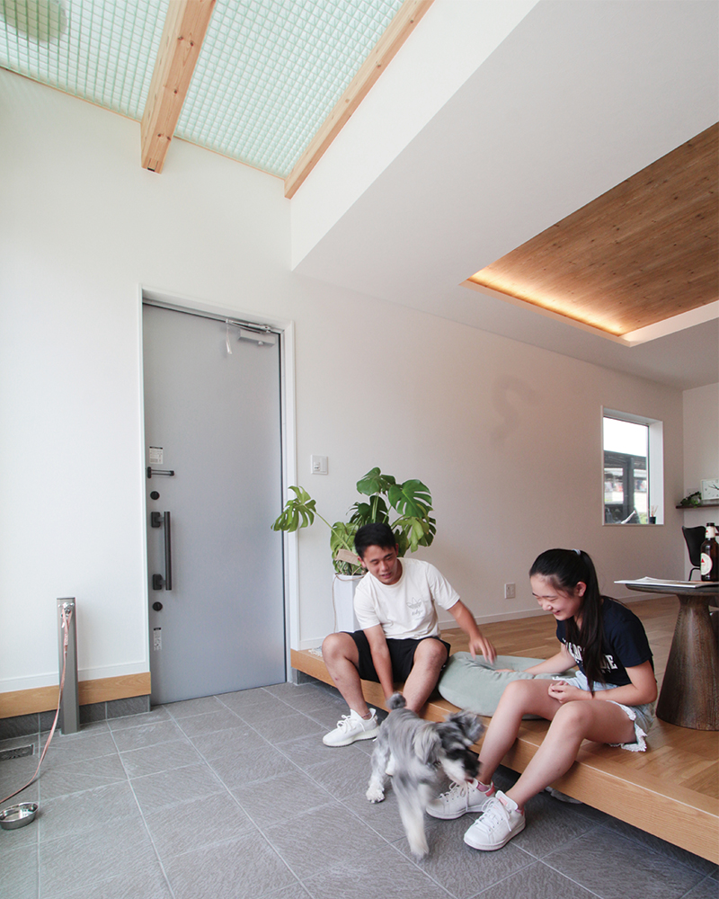 全館空調搭載×家事楽!家族をENJOYする土間ハウス