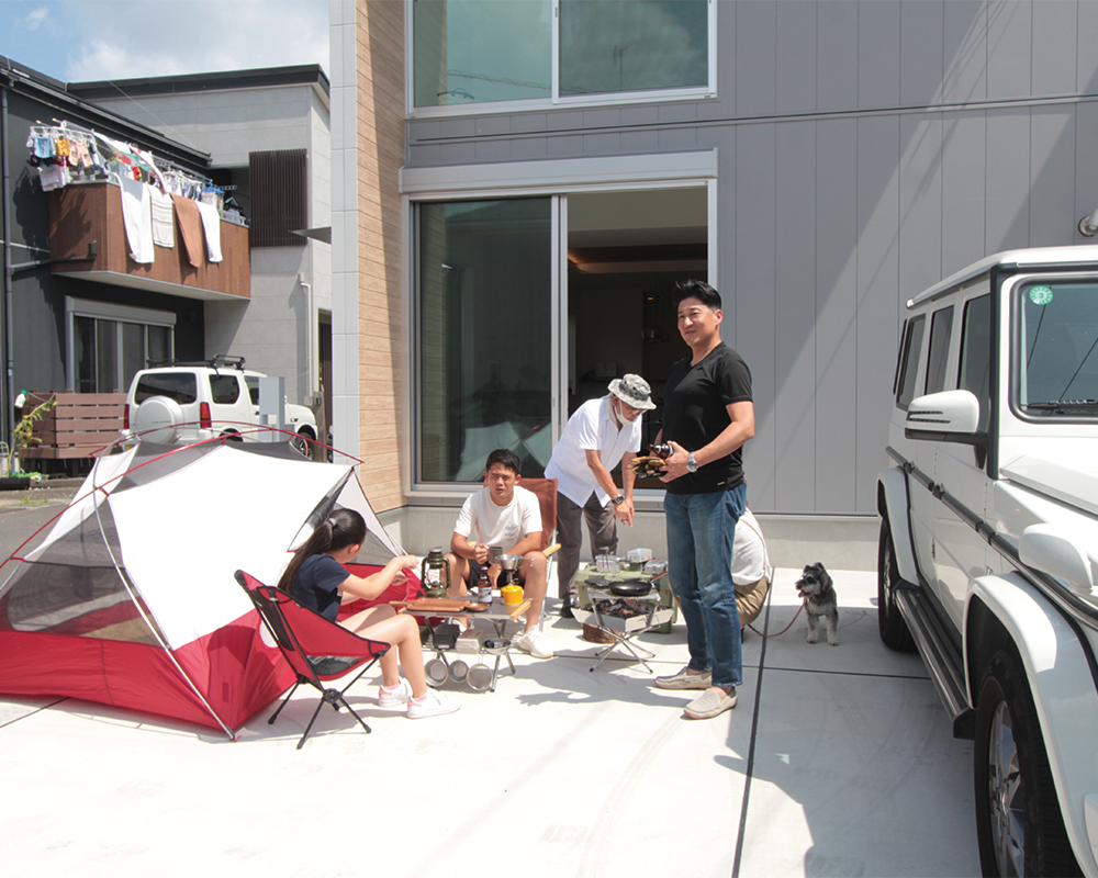 全館空調搭載×家事楽!家族をENJOYする土間ハウス
