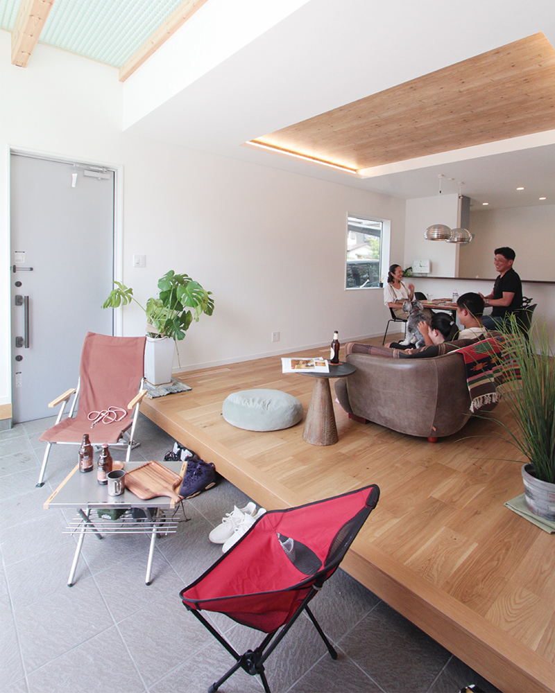 全館空調搭載×家事楽!家族をENJOYする土間ハウス