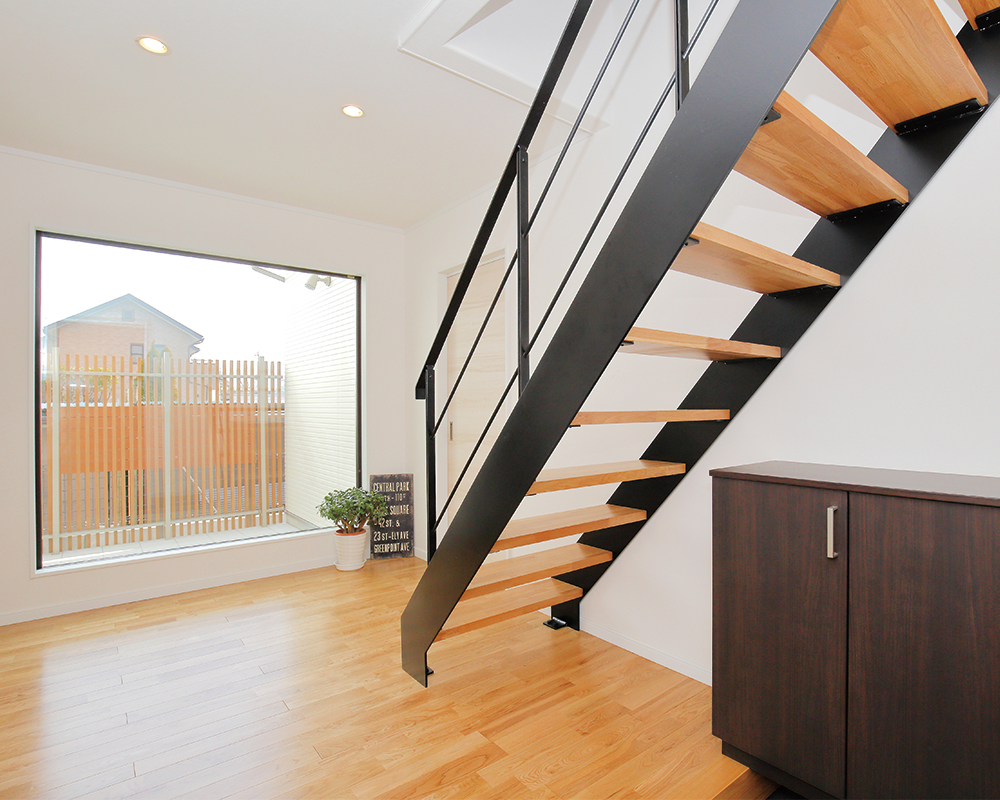 空間を有効活用した愛猫も快適なお家