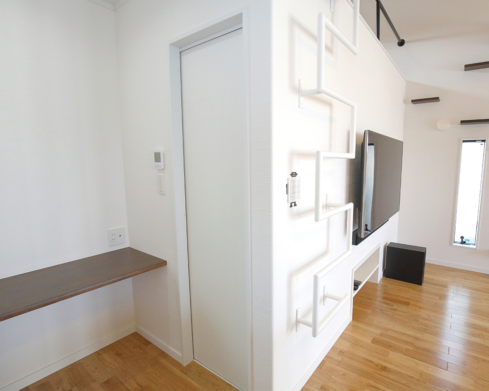 空間を有効活用した愛猫も快適なお家