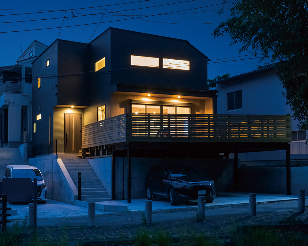 【施工事例まとめ】夜の外観4選 | 厚木・海老名・町田の注文住宅は工務店のサラホーム・桜建築事務所